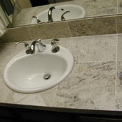 Woodinville Granite Tile Vanity